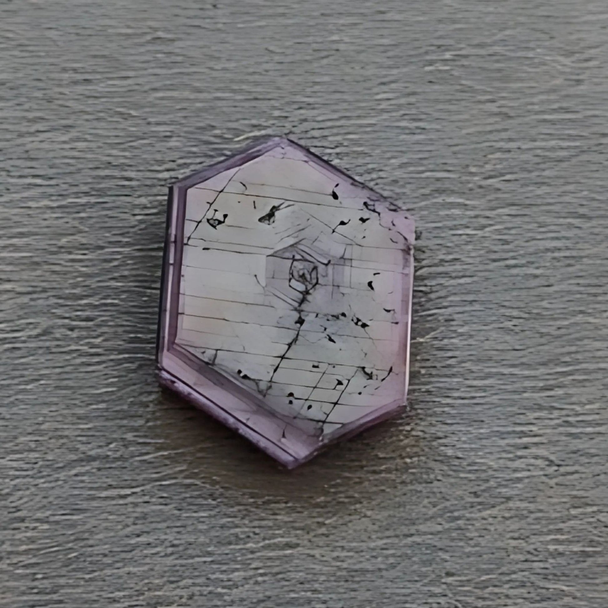 natürlicher unbehandelter Saphir, flache Scheiben, Edelstein