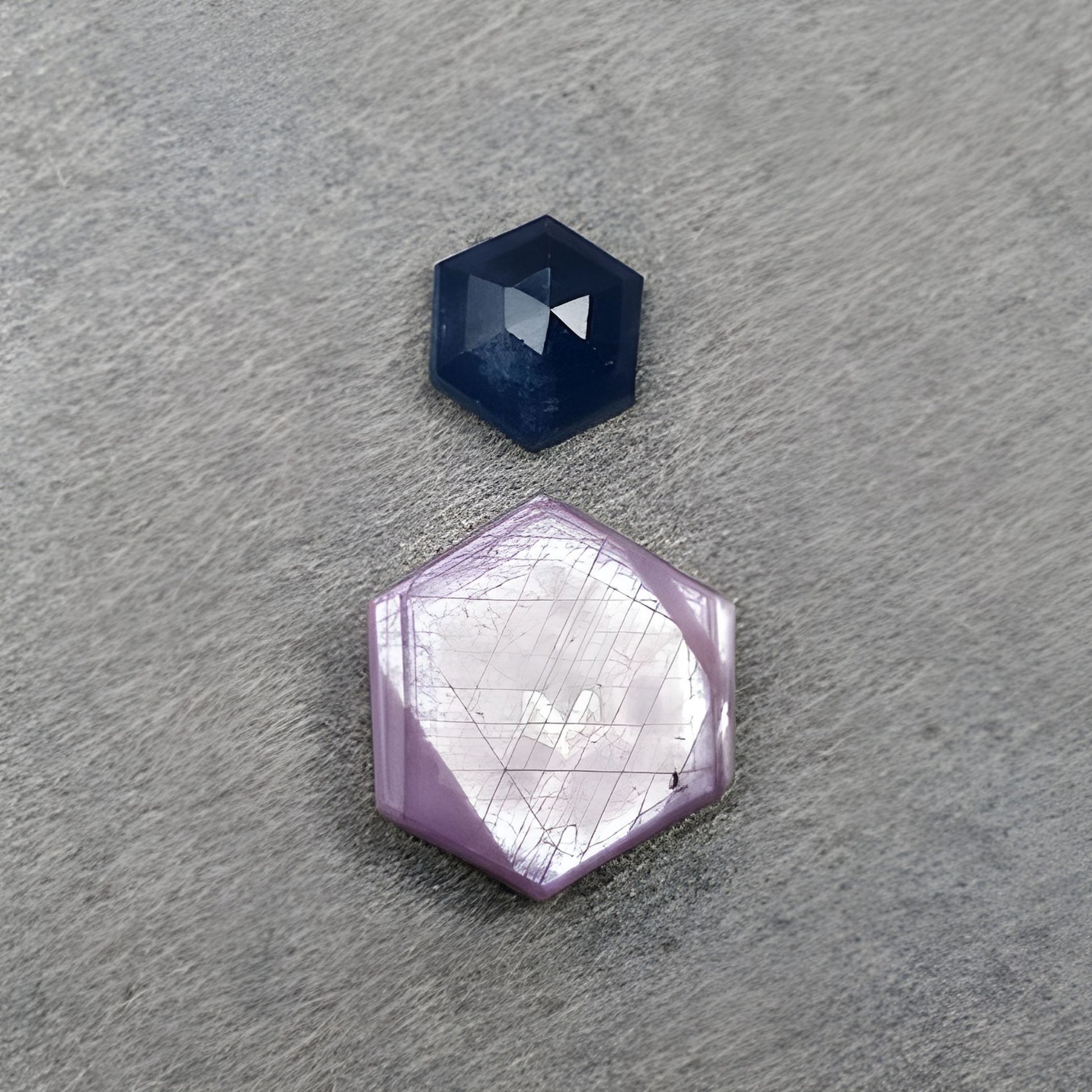 natürlicher unbehandelter Saphir-Edelstein