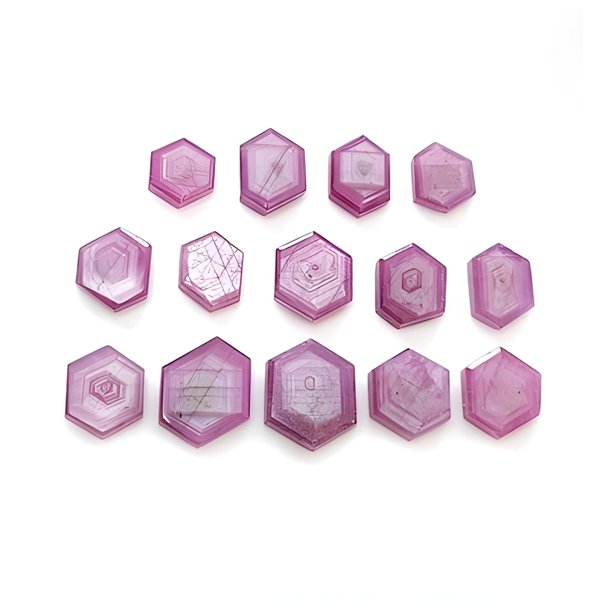 rosemary ruby hexagon shape flat slices