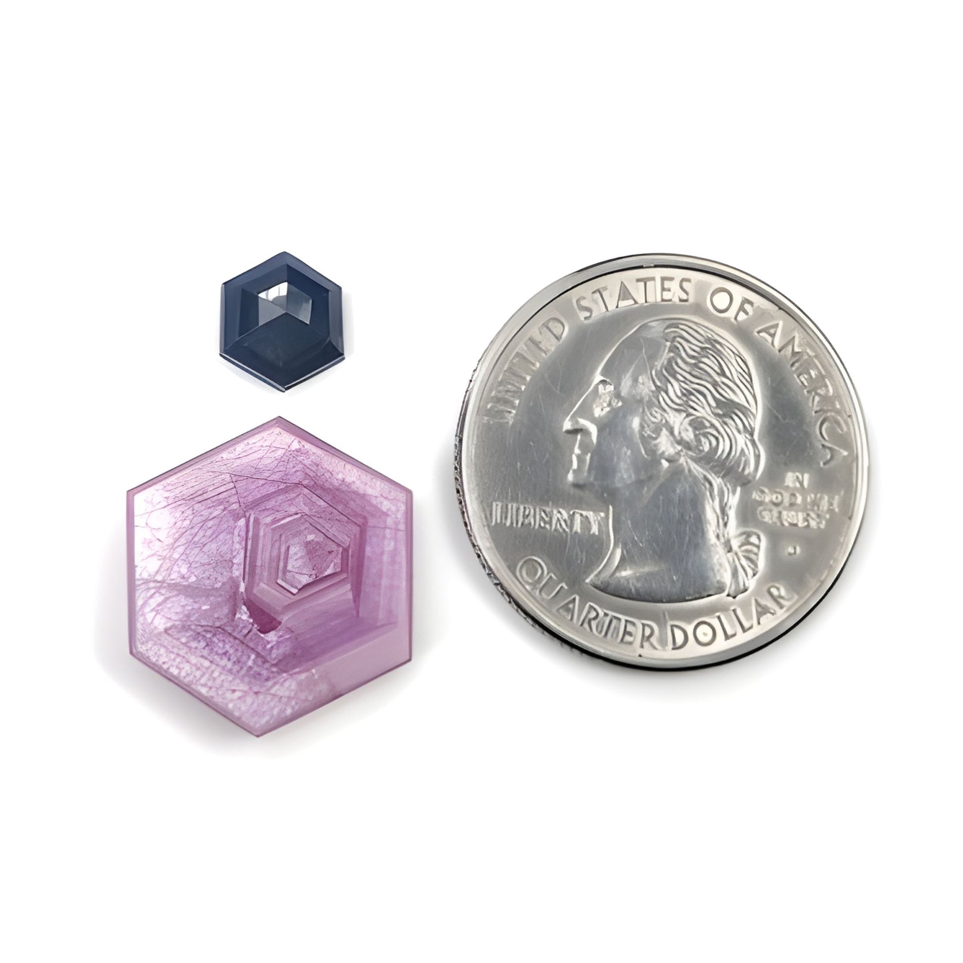 natürlicher unbehandelter Saphir-Edelstein