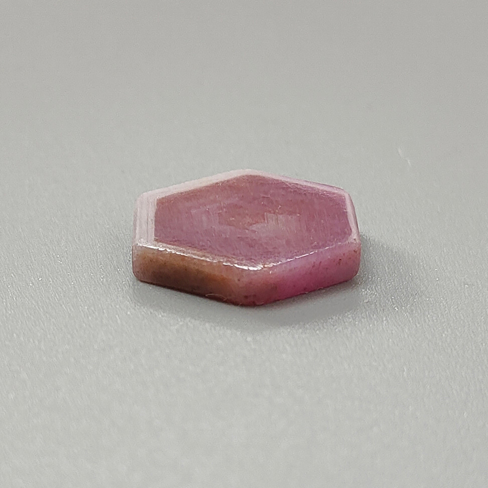 fette piatte naturali non trattate di zaffiro rosa