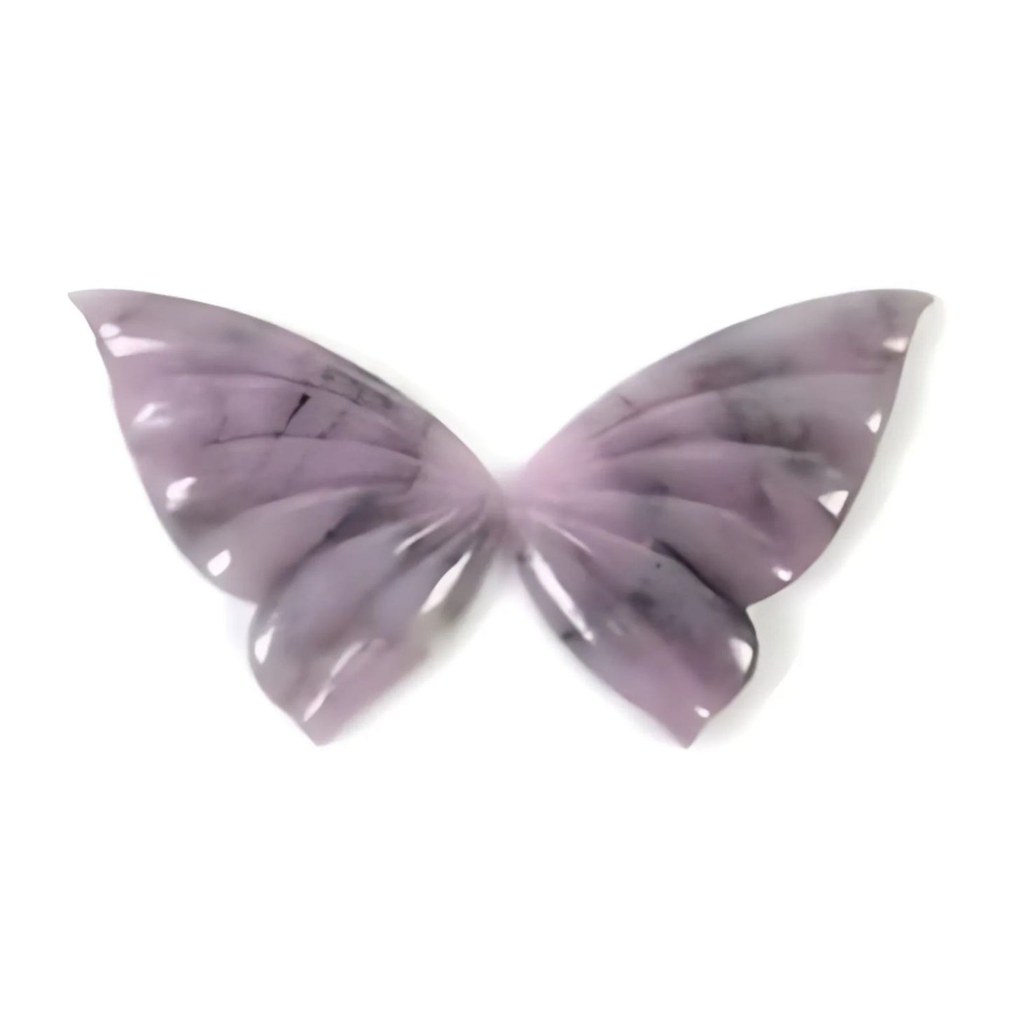 pink sapphire butterfly carving