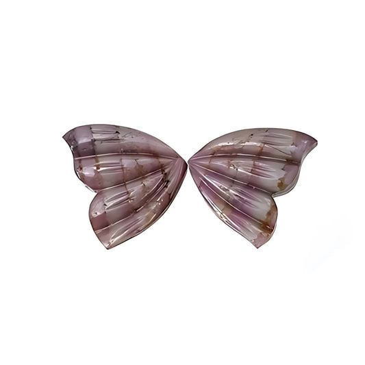 sapphire butterfly shape carving