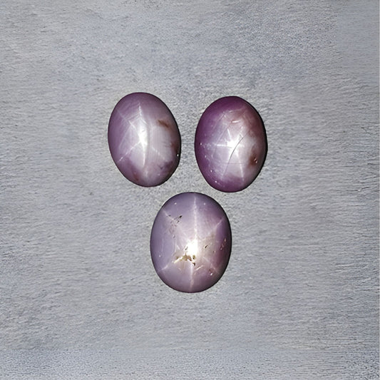 star sapphire oval shape cabochon
