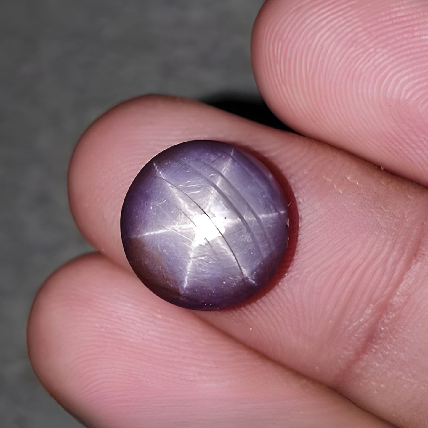 star sapphire round shape cabochon