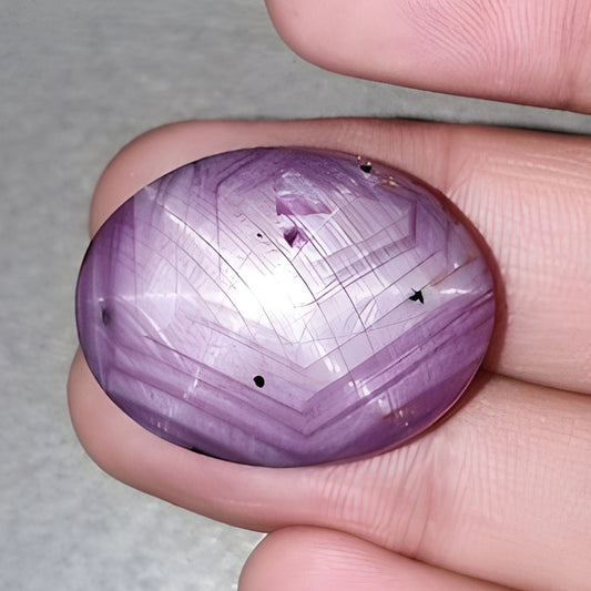 star sapphire oval shape cabochon