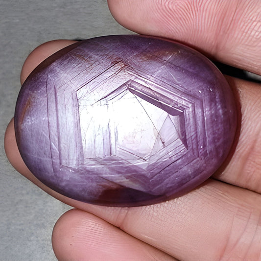 star sapphire oval shape cbochon