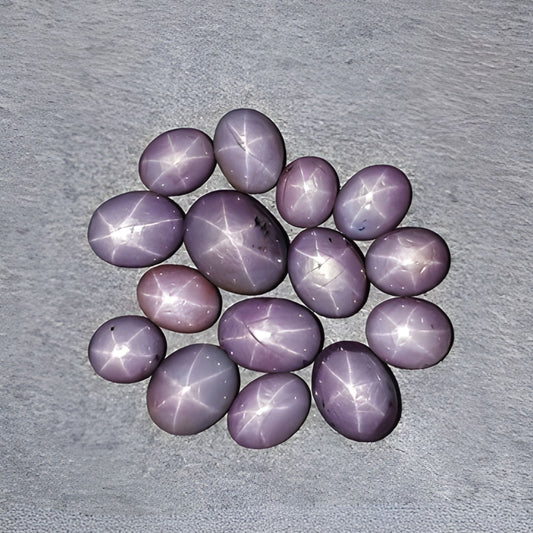 star sapphire oval shape cabochon