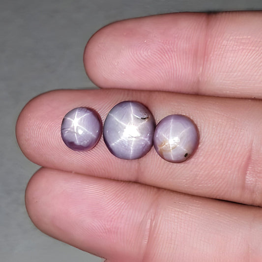 star sapphire oval shape cabochon