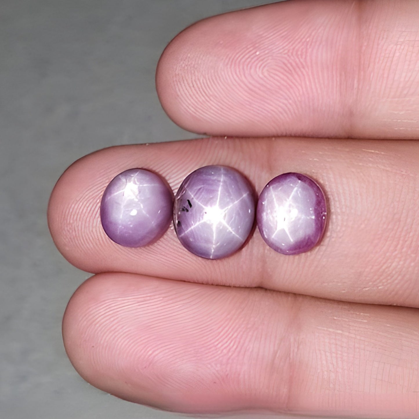 star sapphire oval shape cabochon