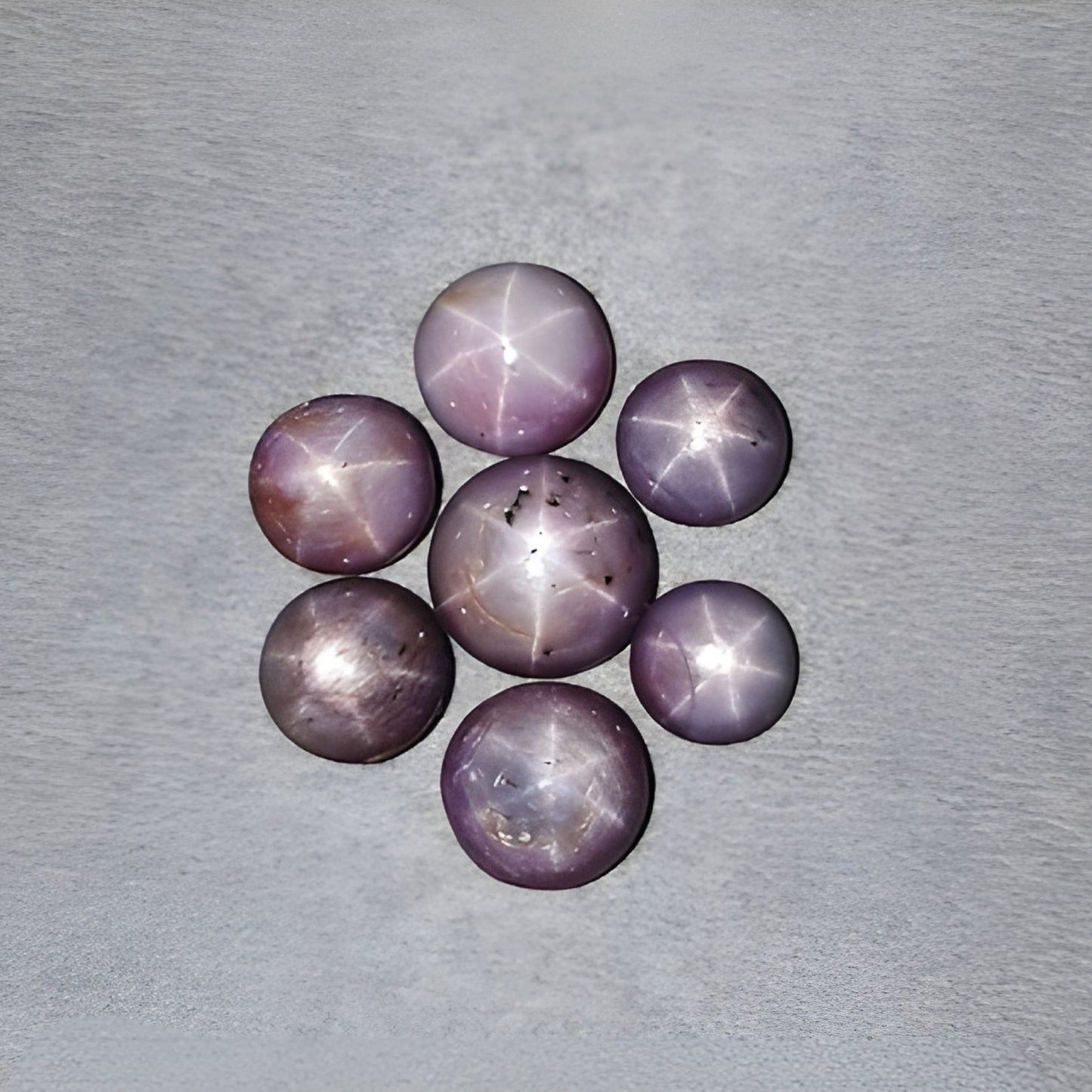 star sapphire round shape abochon