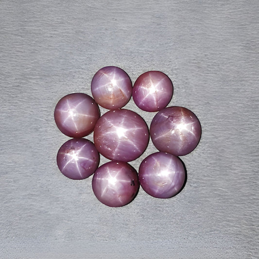 star sapphire round shape cabcohon