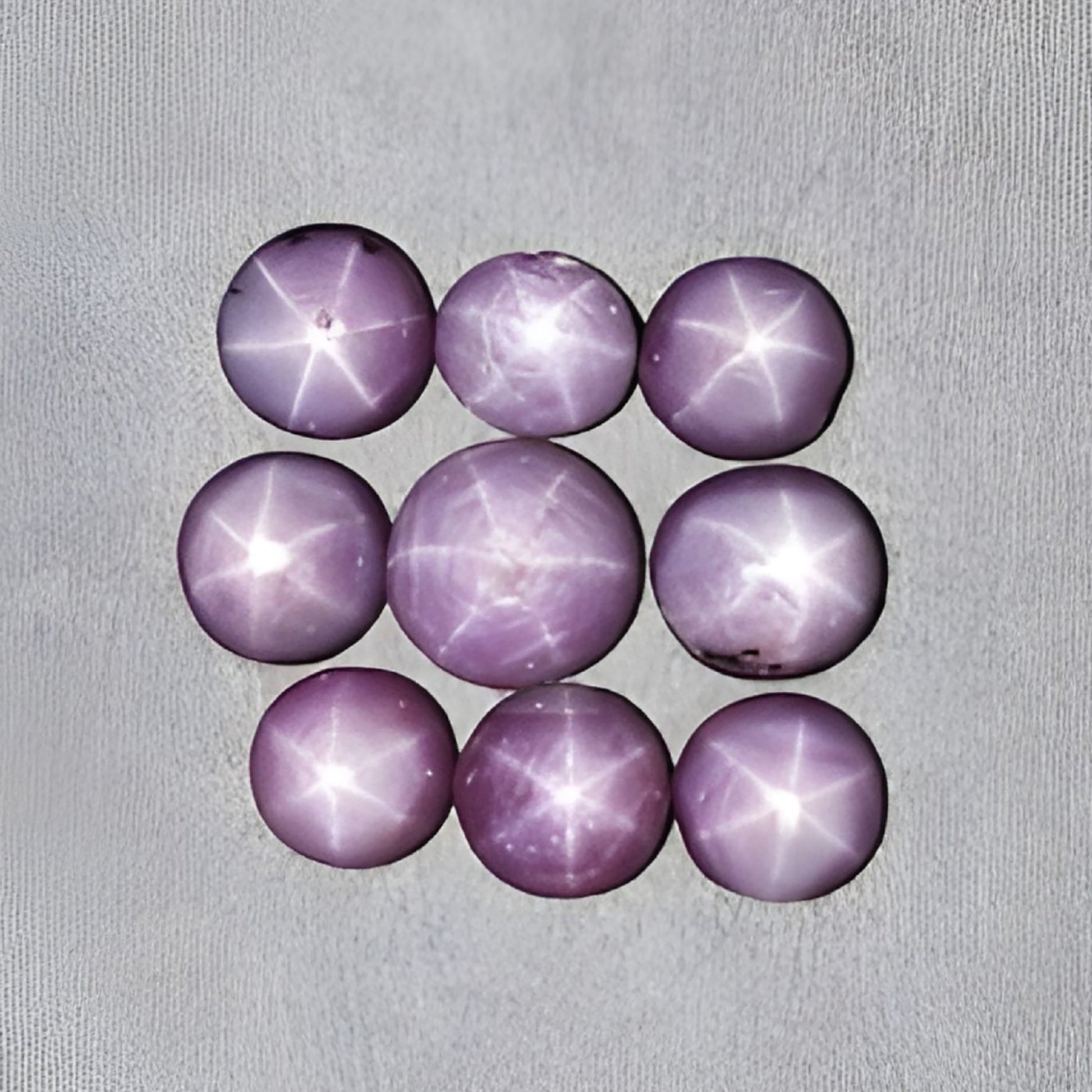 star sapphire round shape cabochon