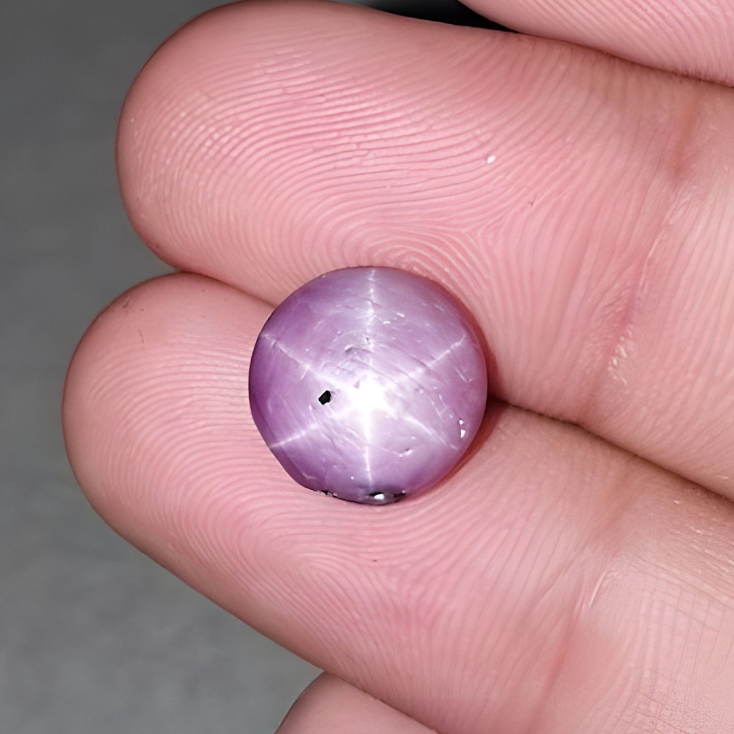 star sapphire round shape cabochon