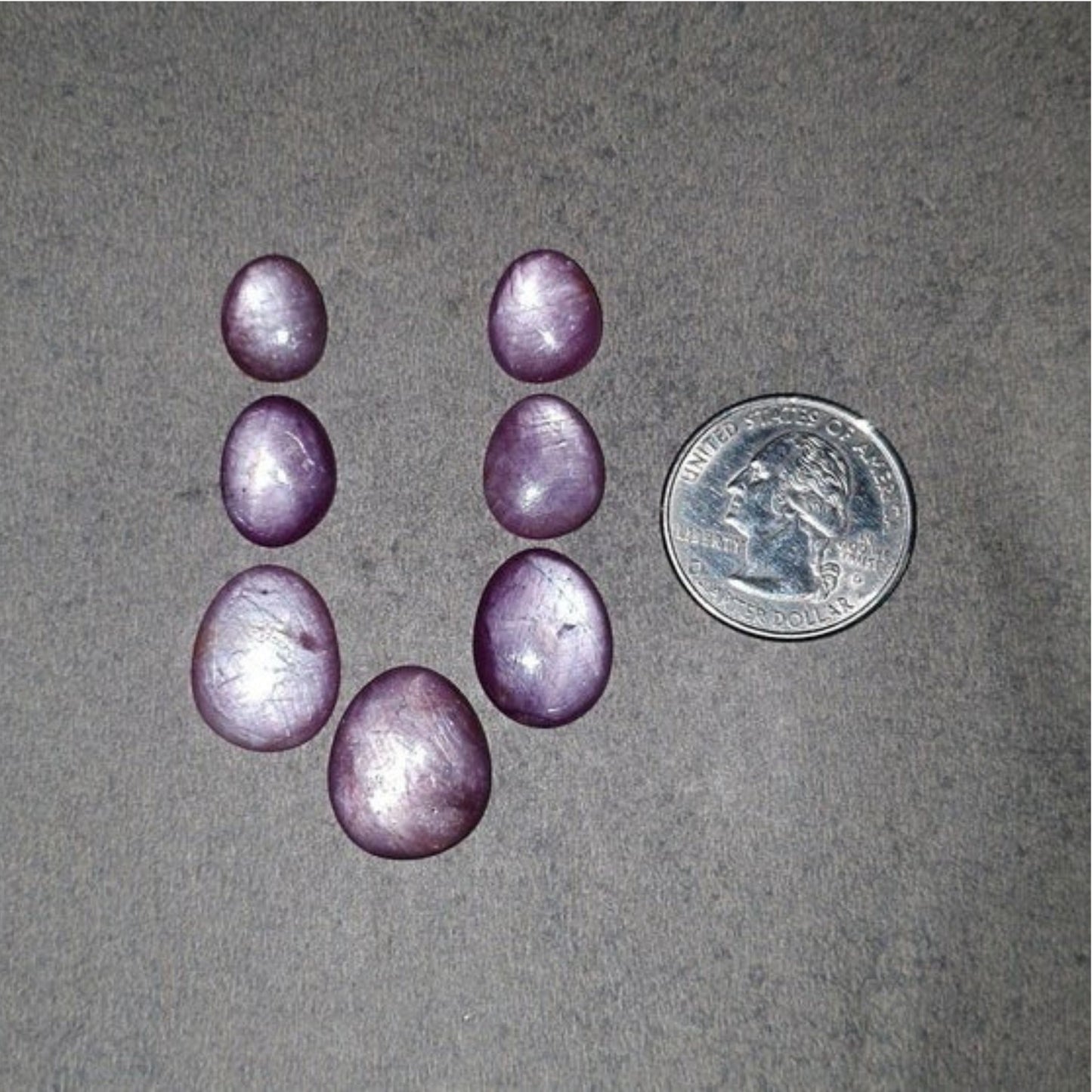 Sternsaphir in Eiform