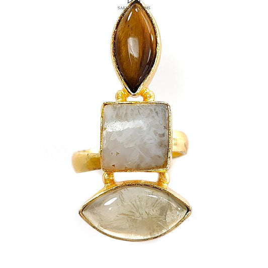 Handmade Cocktail Ring 7.64gms