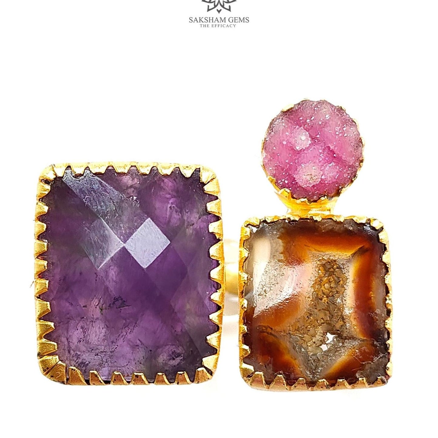 Handmade Cocktail Ring 14.55gms