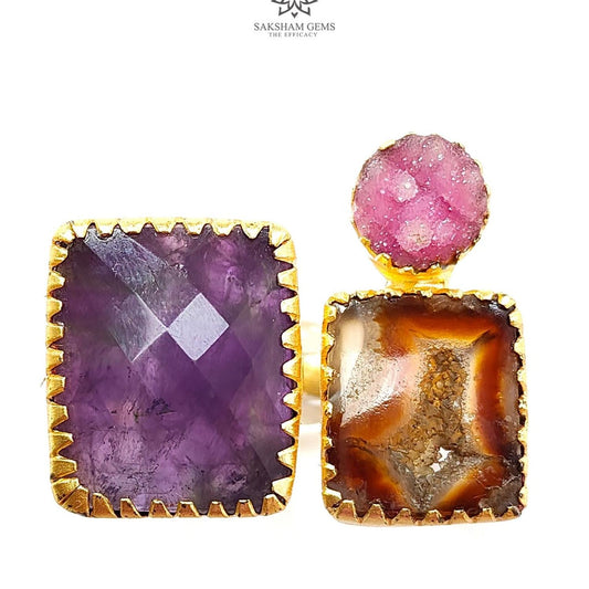 Handmade Cocktail Ring 14.55gms