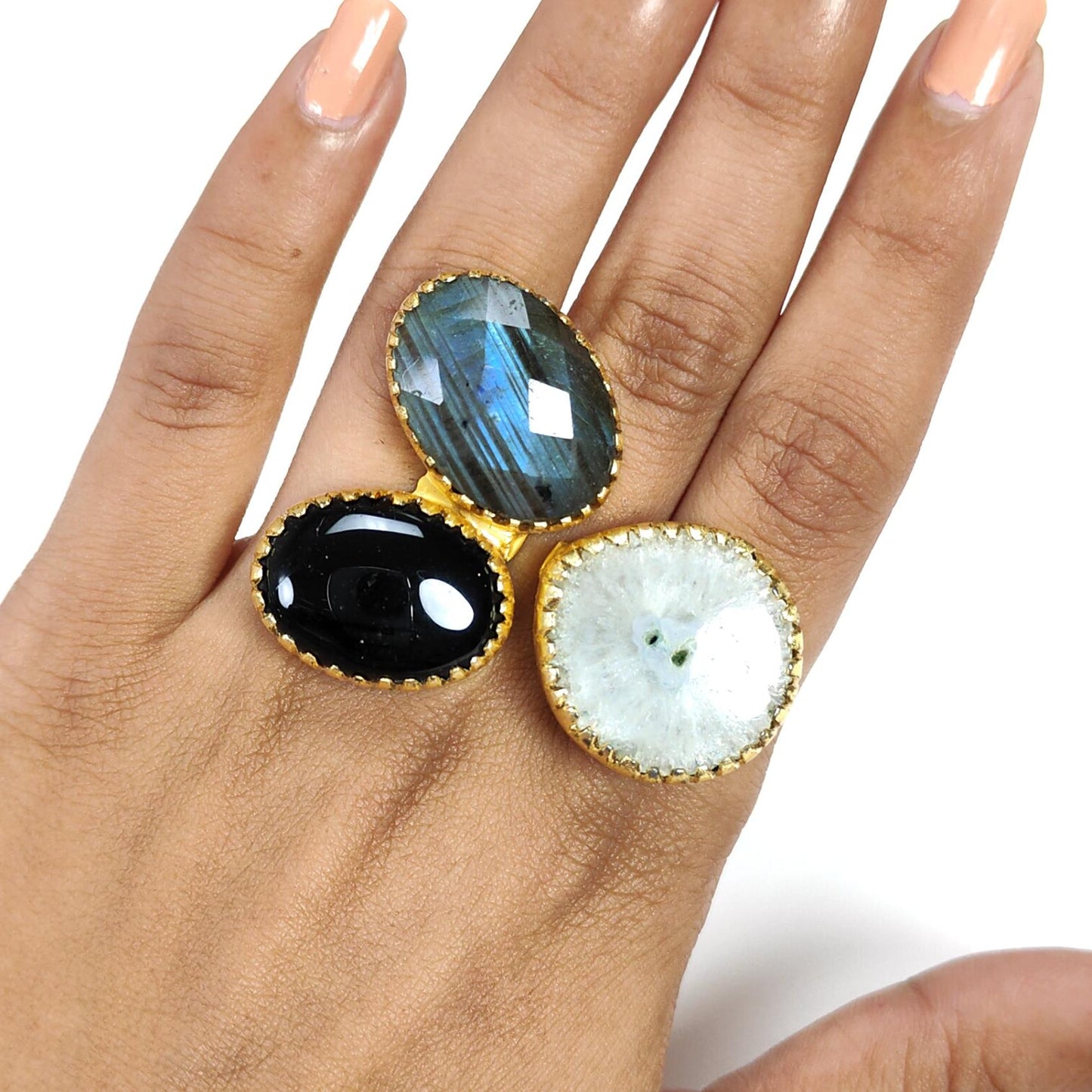 Handmade Cocktail Ring 19.22gms