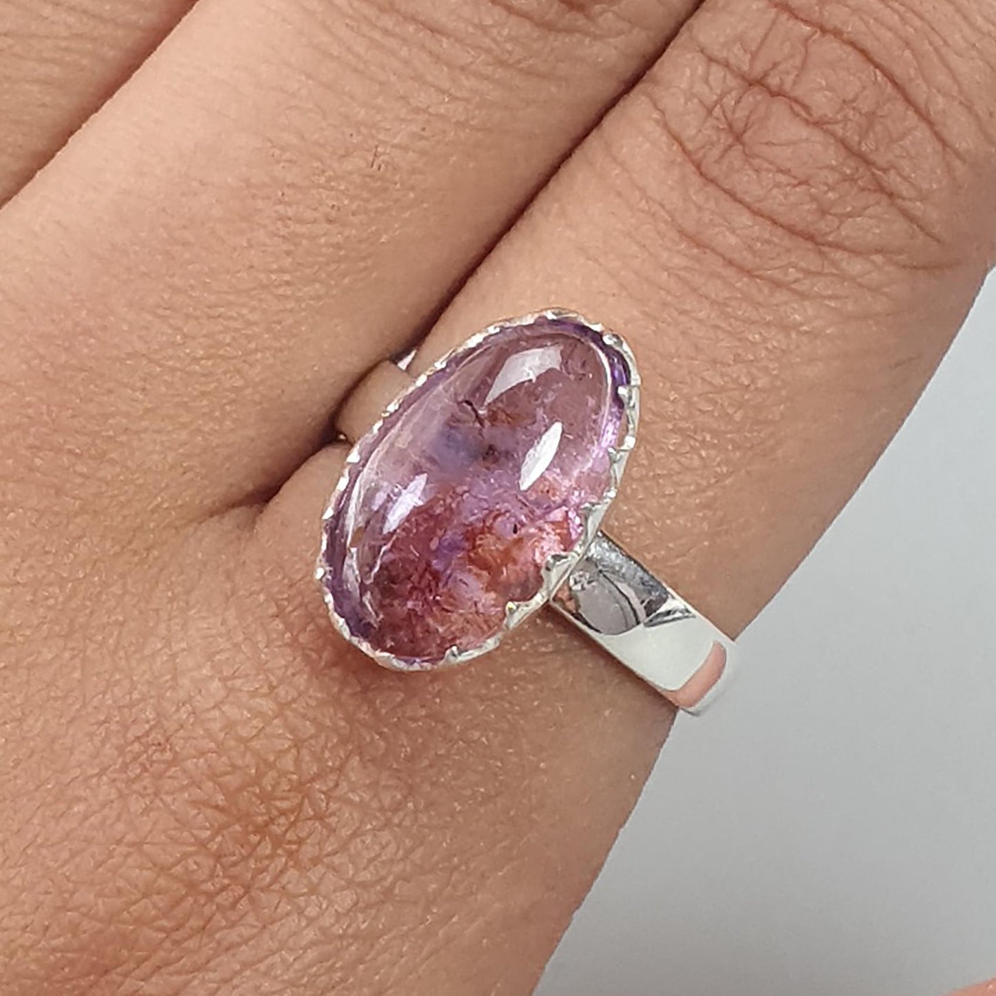 Amethyst Silver Ring