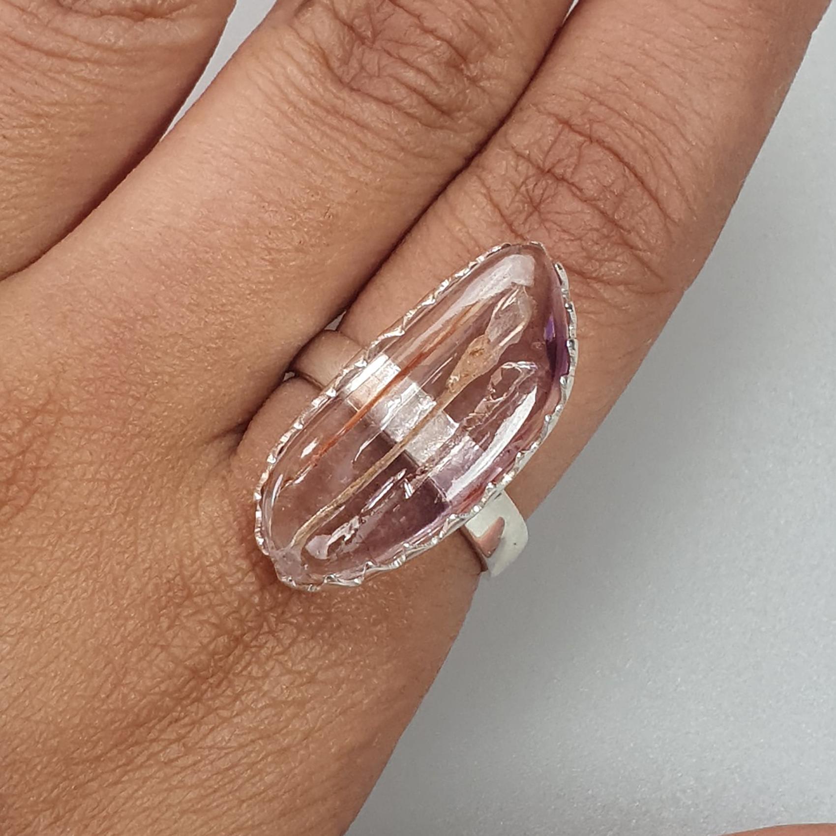 Amethyst Silver Ring