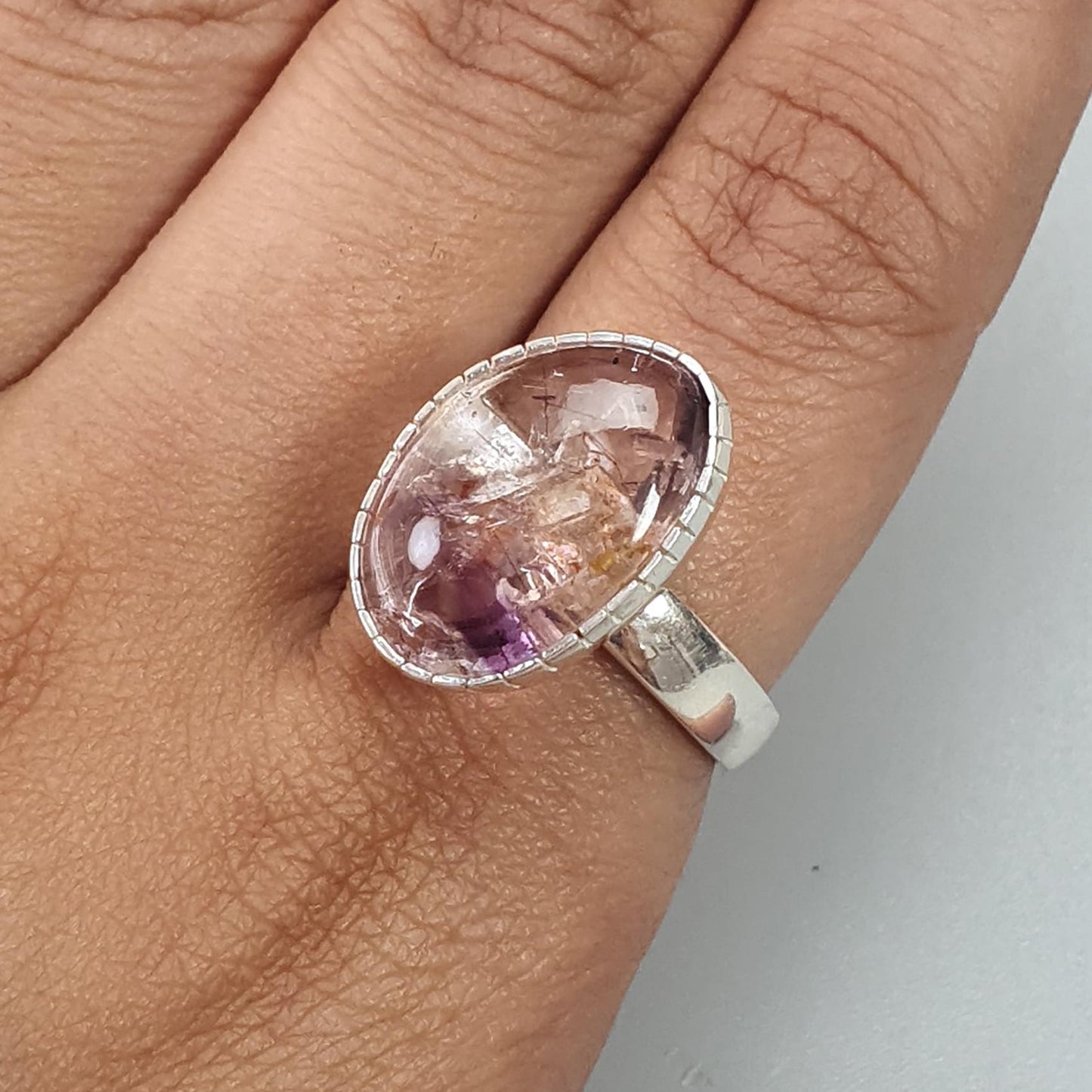 Amethyst Silver Ring