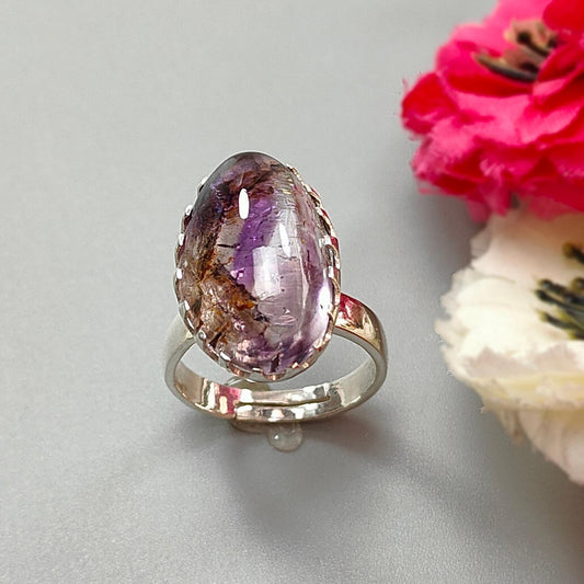 Amethyst Silver Ring