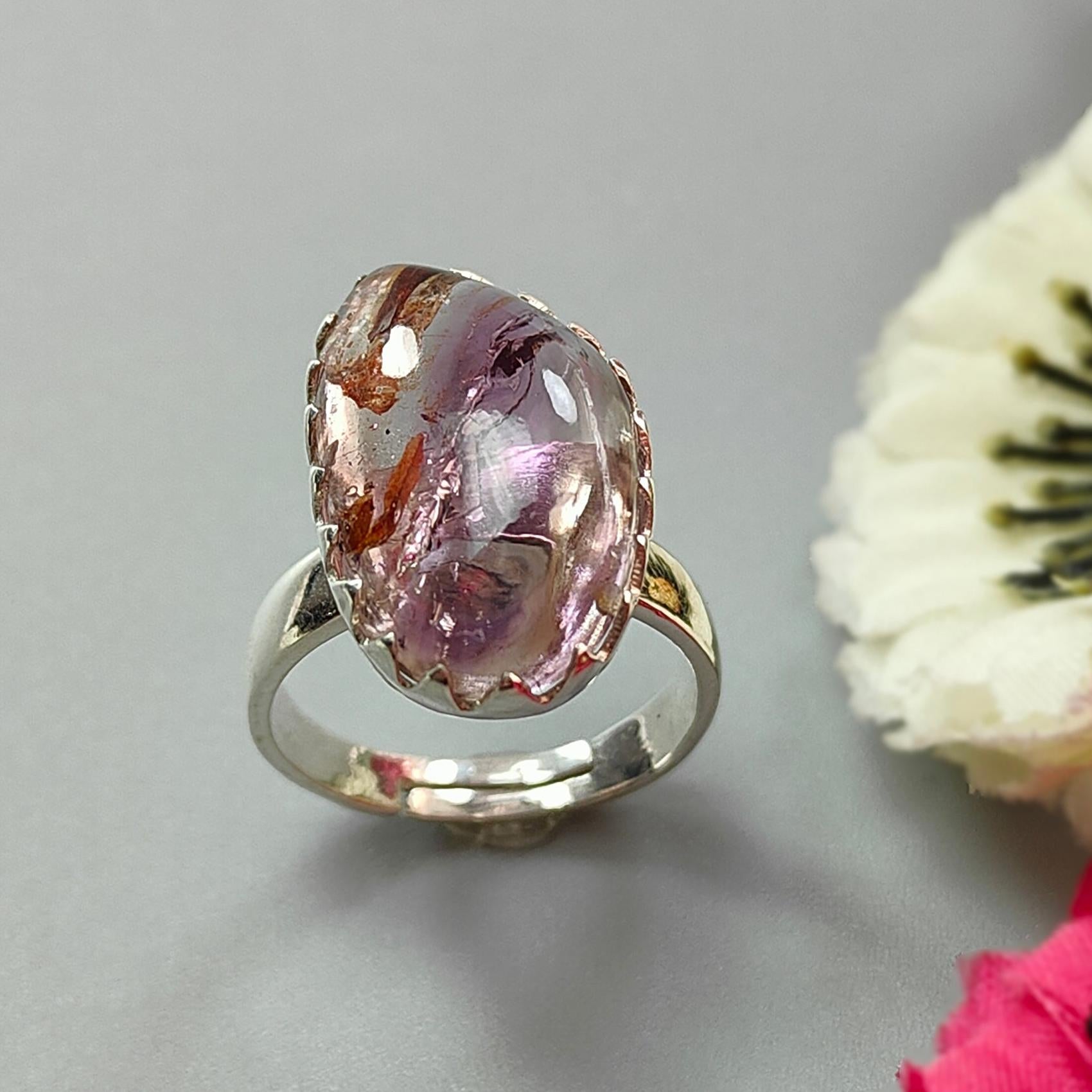 Amethyst Silver Ring