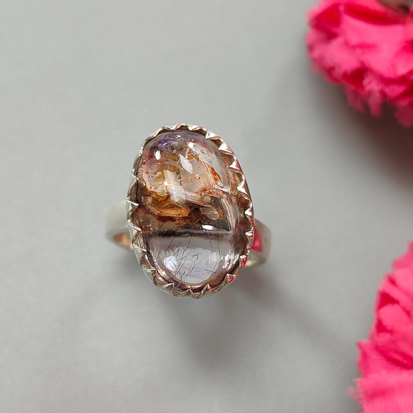 Amethyst Silver Ring