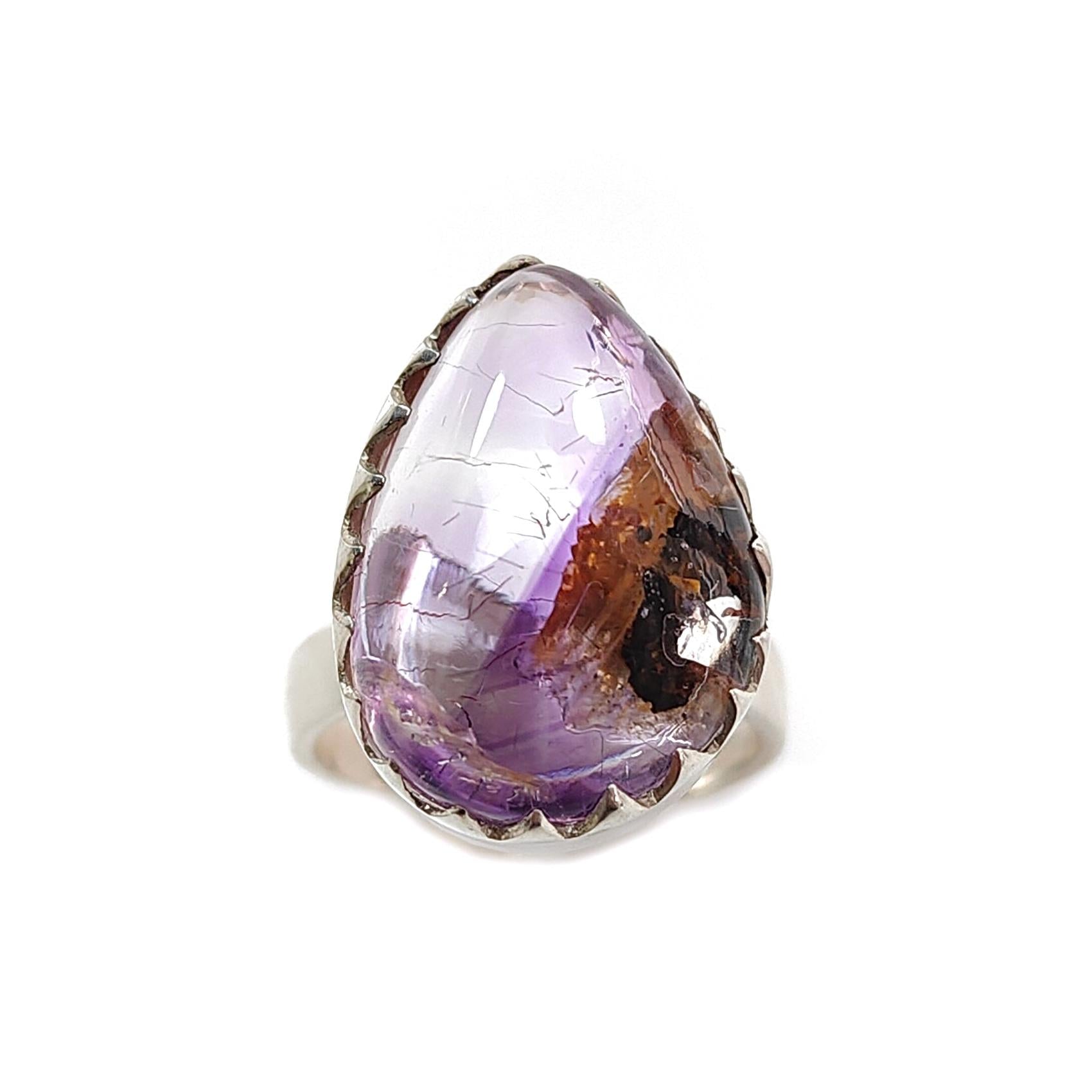 Amethyst Silver Ring