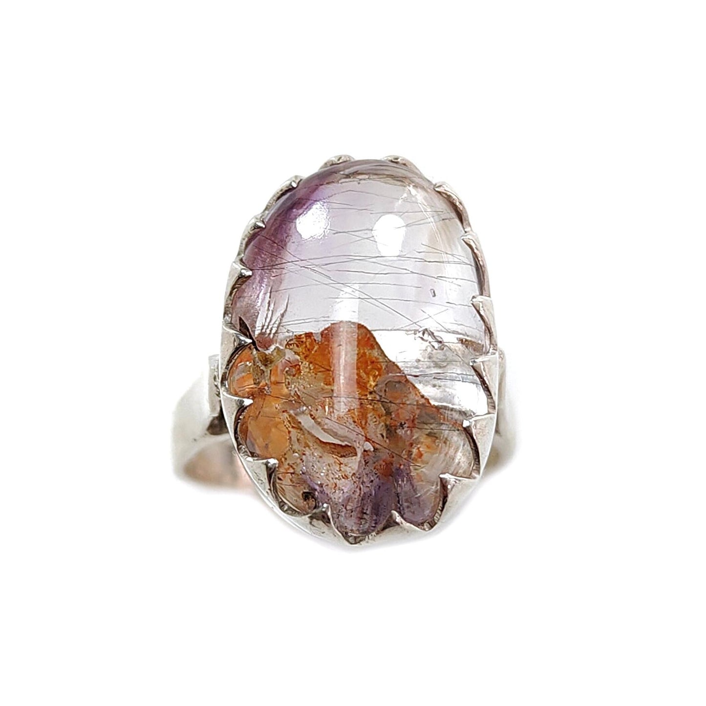 Amethyst Silver Ring