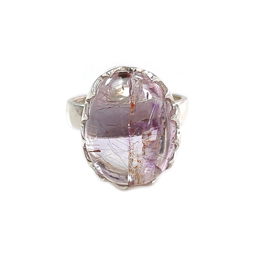 Amethyst Silver Ring