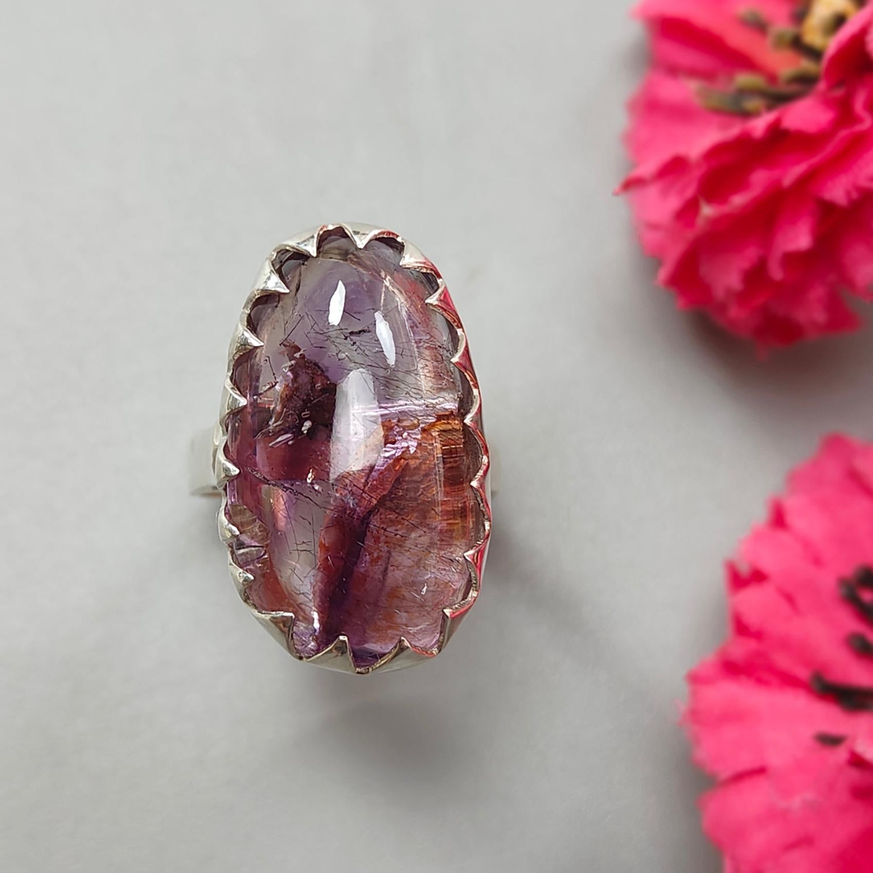 Amethyst Silver Ring