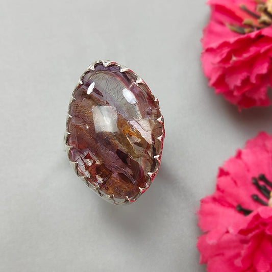 Amethyst Silver Ring