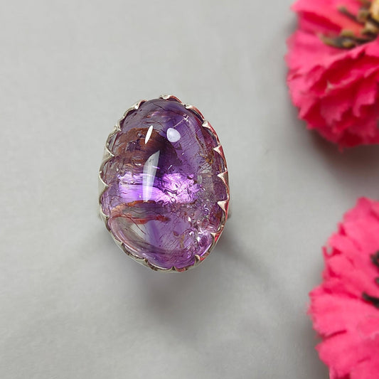 Amethyst Silver Ring