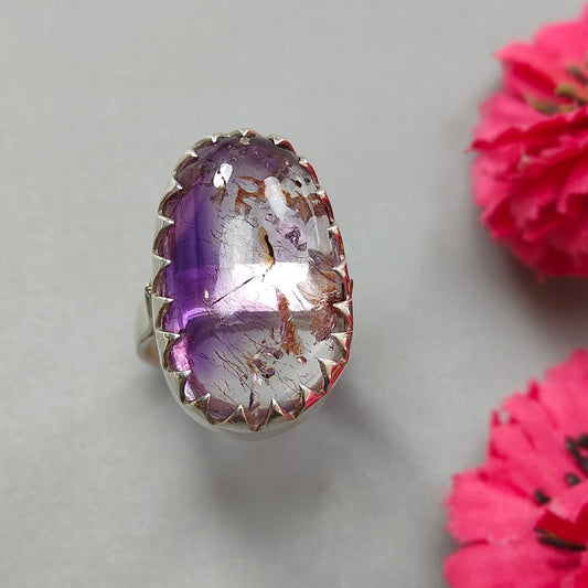 Amethyst Silver Ring