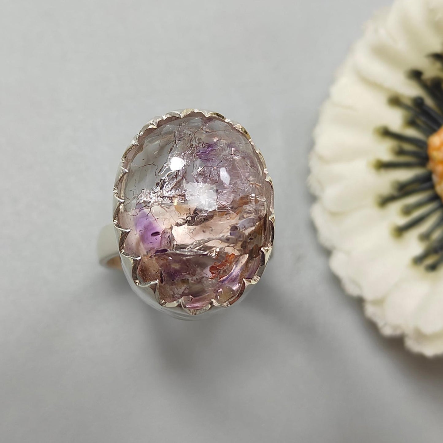 Amethyst Silver Ring