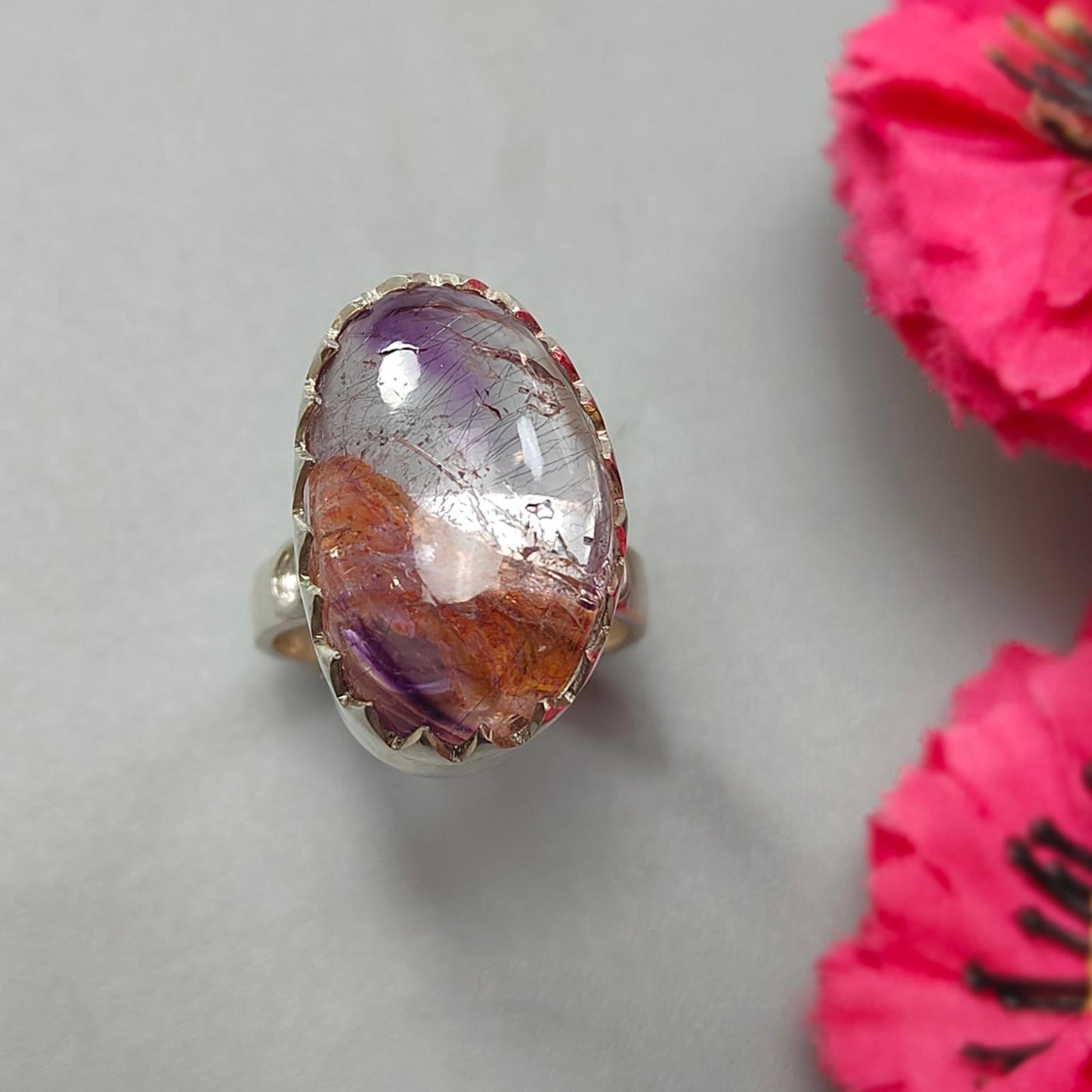 Amethyst Silver Ring