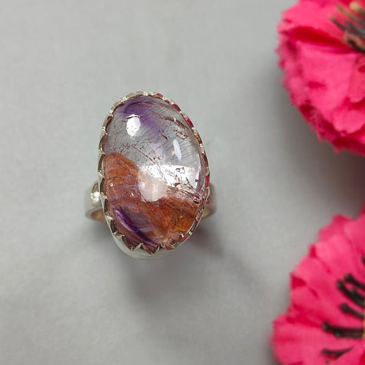Amethyst Silver Ring