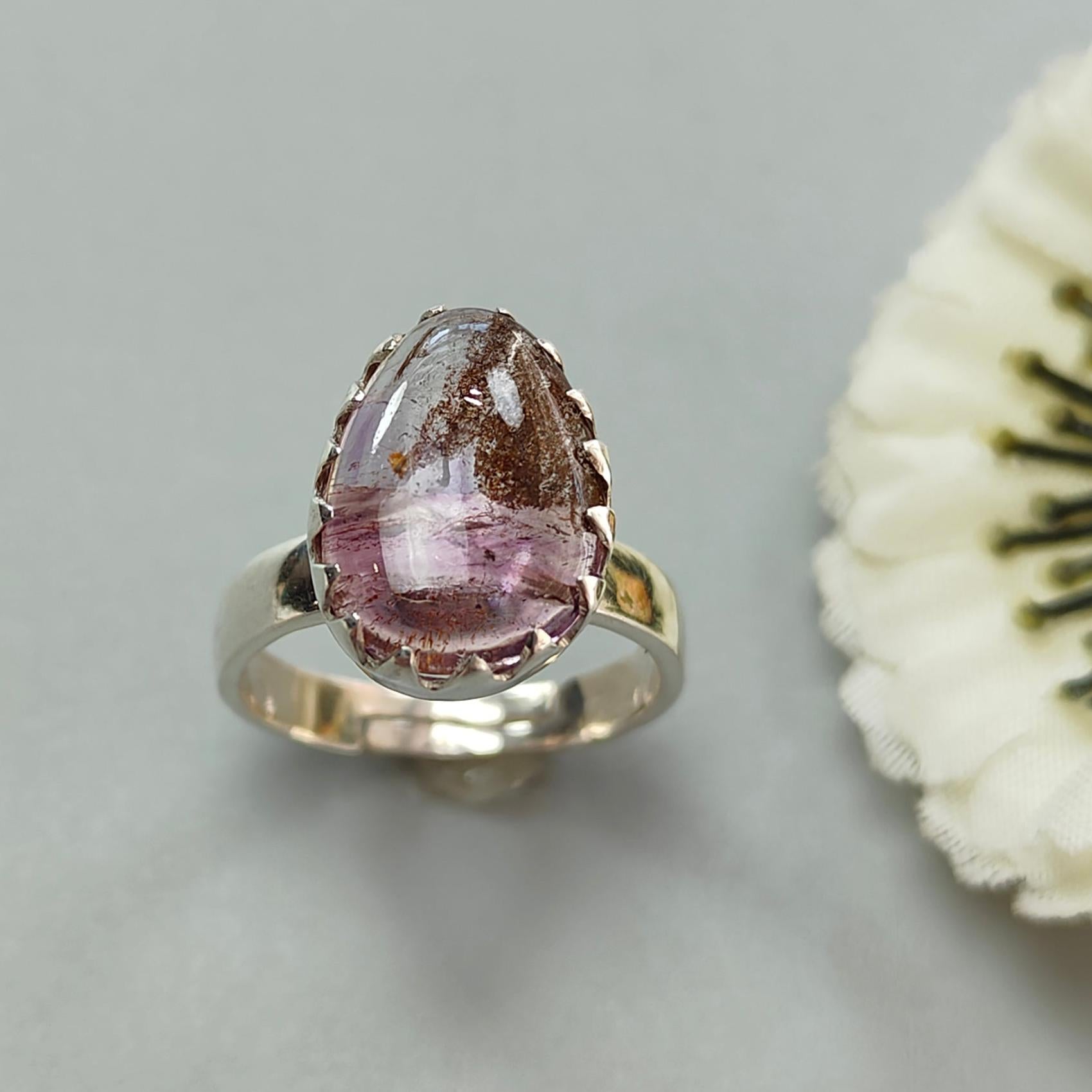 Amethyst Silver Ring