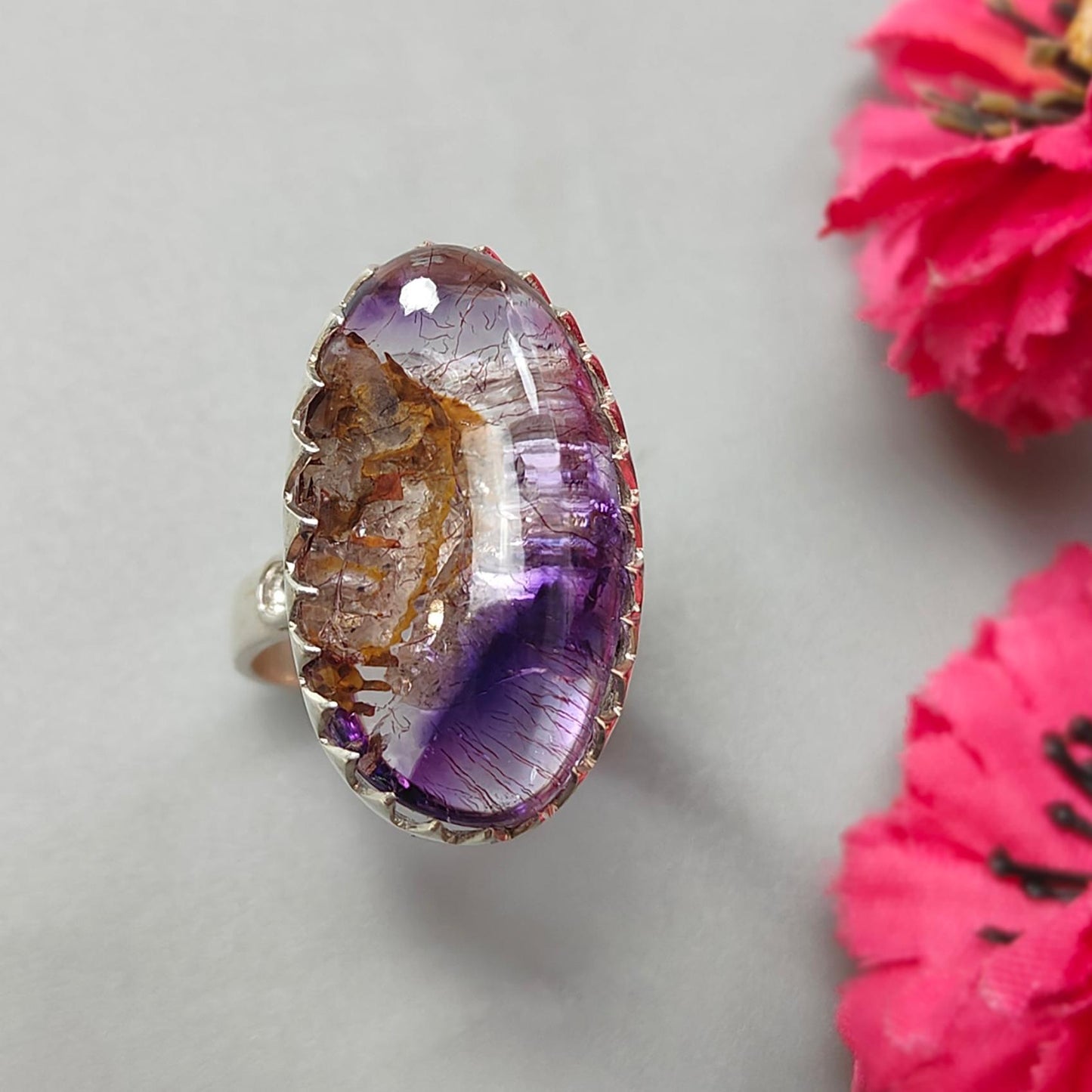 Amethyst Silver Ring