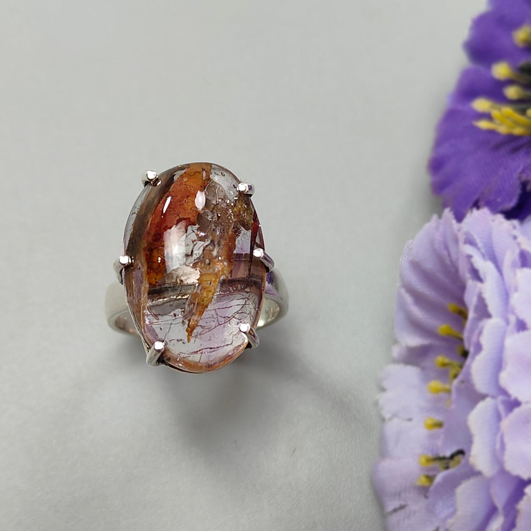 Super Seven Silver Ring