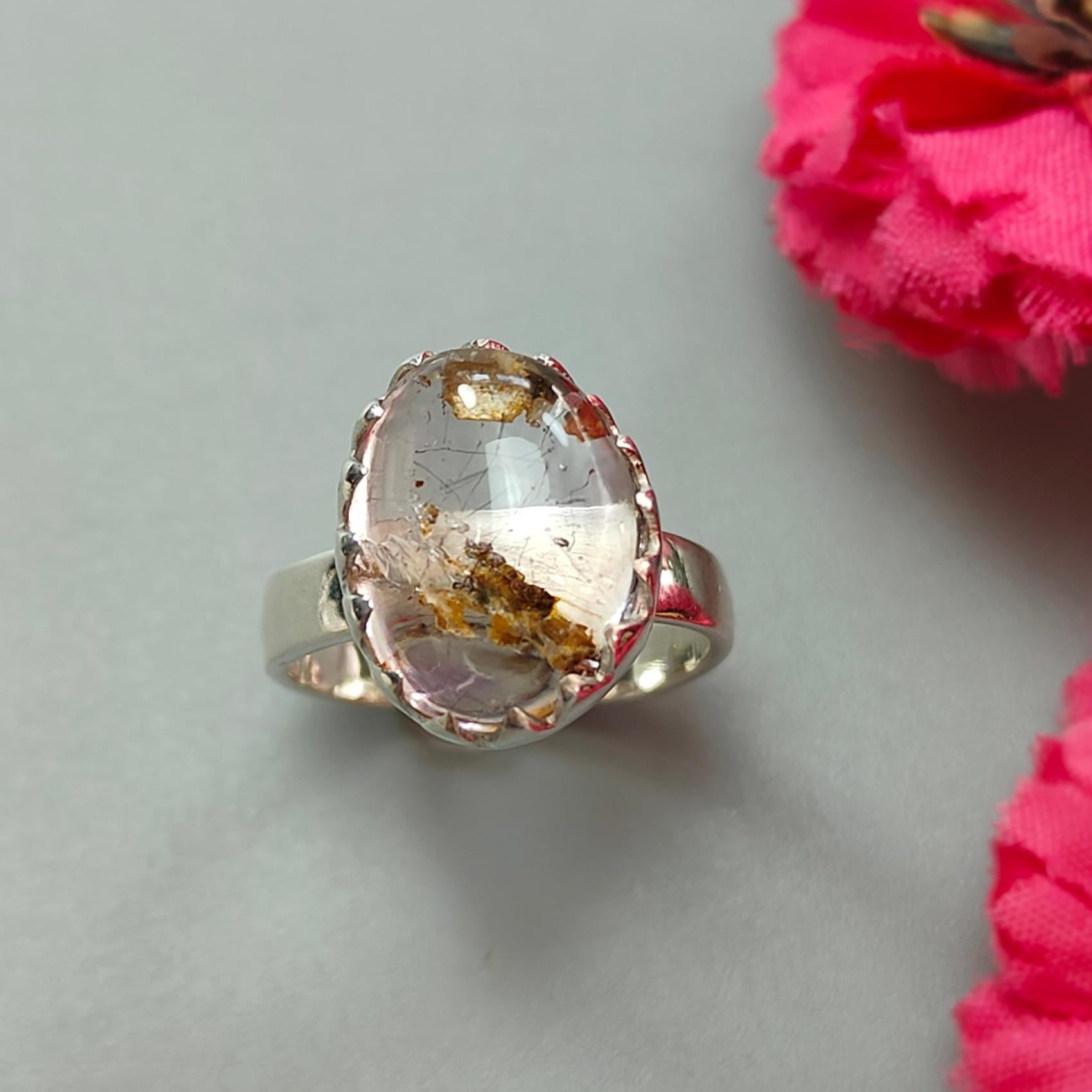 Amethyst Silver Ring