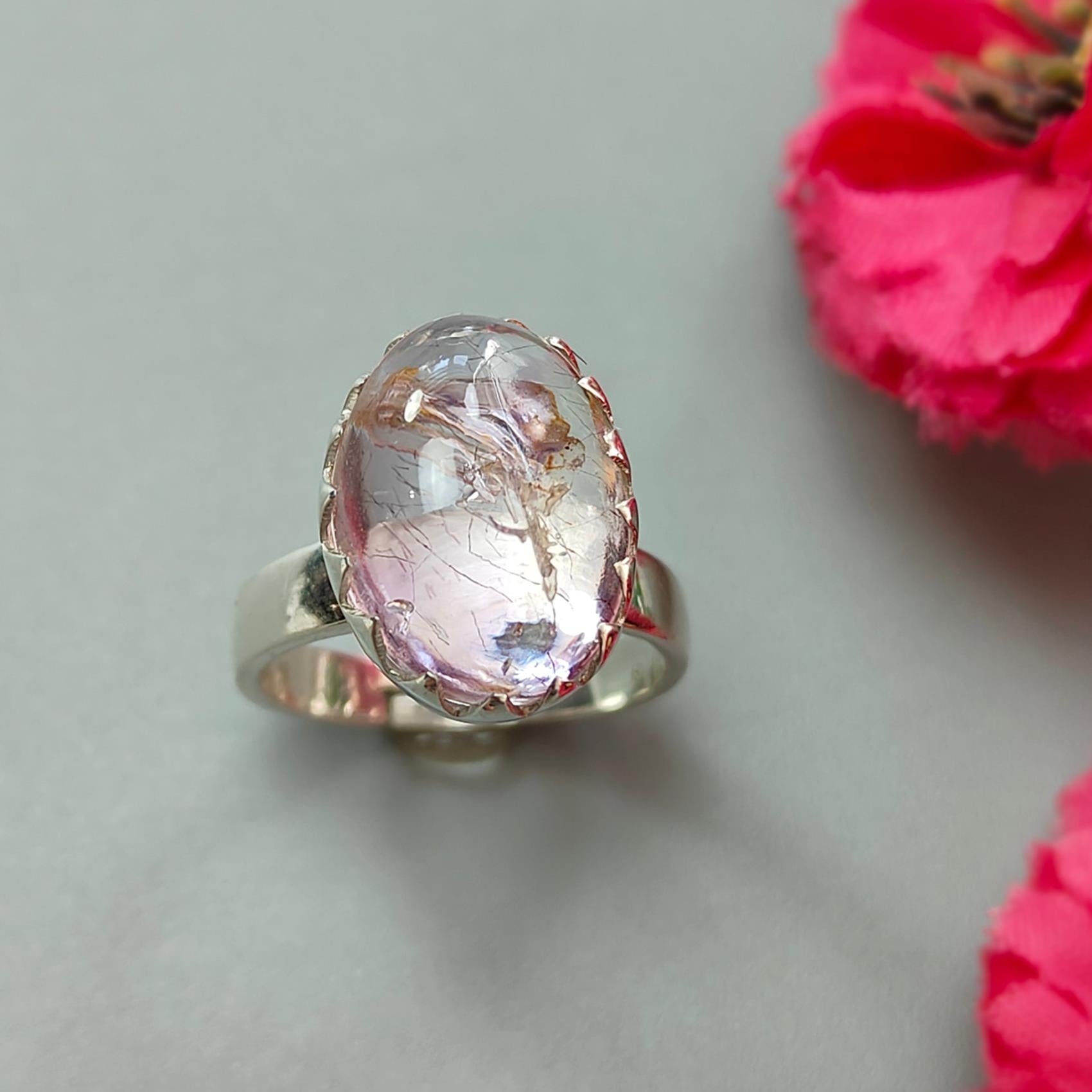 Amethyst Silver Ring