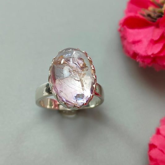 Amethyst Silver Ring