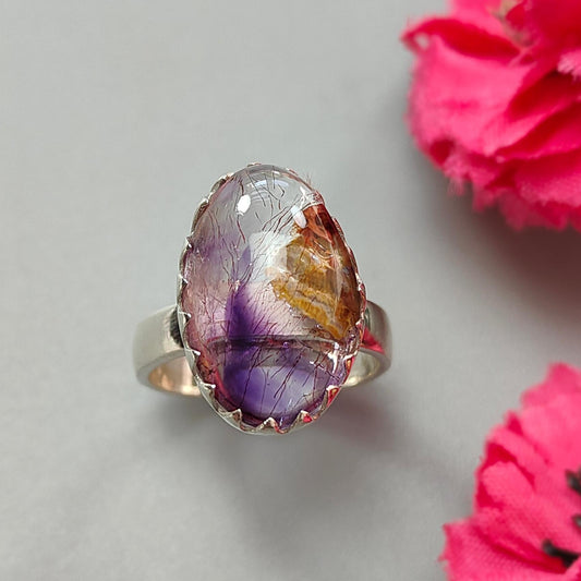 Amethyst Silver Ring