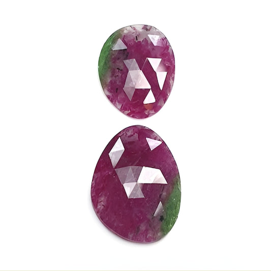 red ruby fancy rose cut