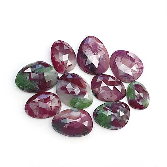 red ruby fancy rose cut