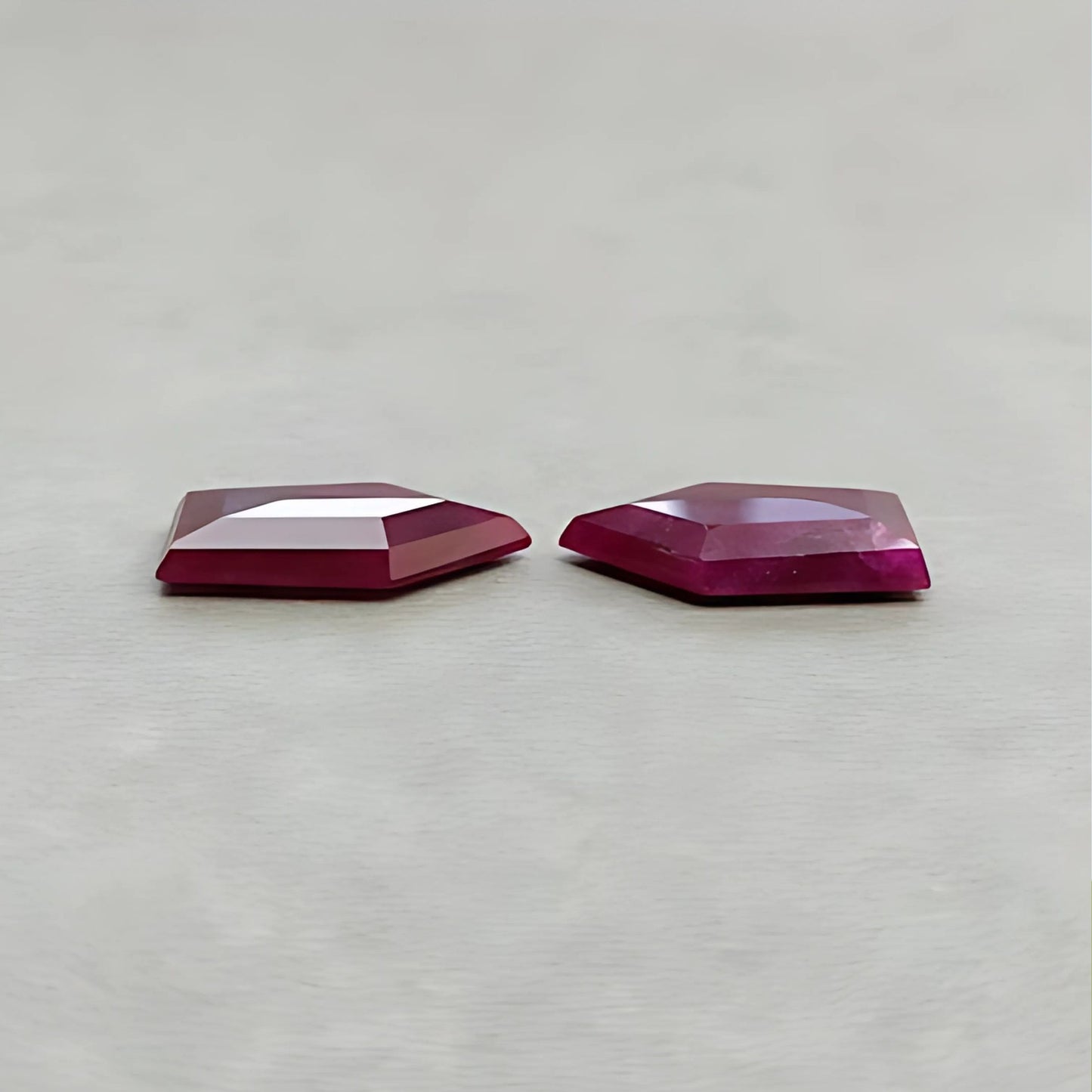 普通切割红宝石