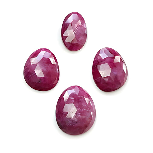 red ruby egg rose cut slices